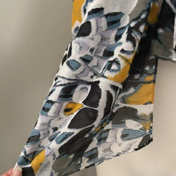 Butterfly Print Colourful Scarf - Picture 3 of 4